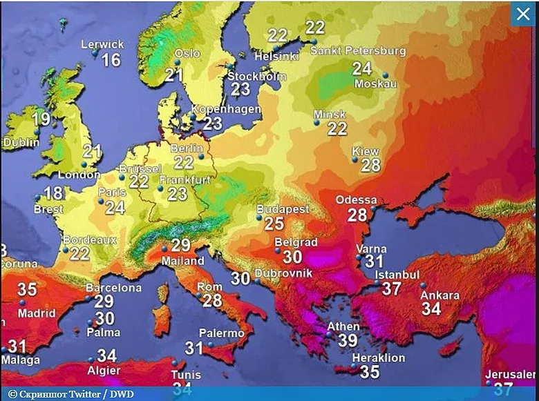 Метеорологи: на погодной карте Германии хаос, ждет суровая погода